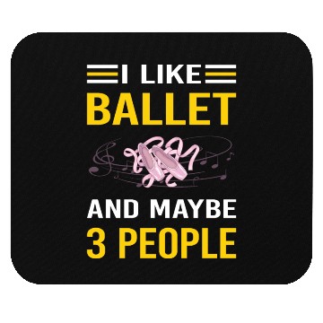 Discover 3 People Ballet Ballerina Mouse Pads