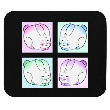 Discover Bunny Ball Brigade Mouse Pads