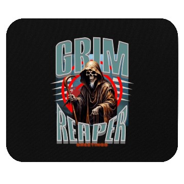 Discover Grim Reaper Greetings Mouse Pads
