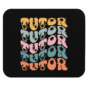 Discover Tutor Private Instructor Academic Coach Groovy Mouse Pads