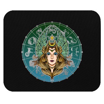 Discover Virgo Zodiac star sign horoscope Astrology Mouse Pads