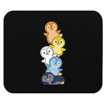 Discover Aroace Flag Pride Lgbtq Cute Penguin Stack Mouse Pads