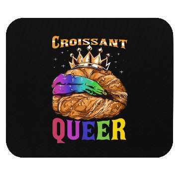 Discover Croissant Queer French Pastry Funny LGBTQ Mouse Pads