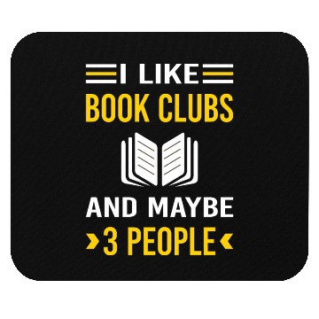 Discover 3 People Book Club Read Reader Reading Books Mouse Pads
