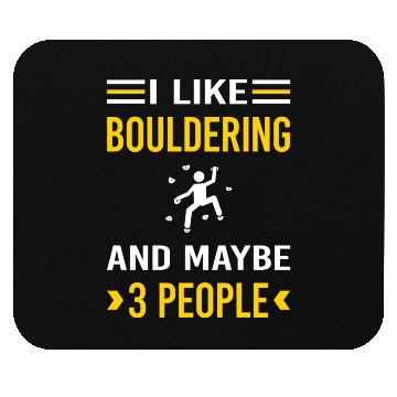 Discover 3 People Bouldering Rock Climbing Mouse Pads
