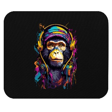 Discover monkey sound Mouse Pads