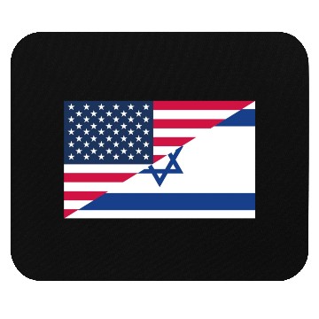 Discover Israel USA flag flags Mouse Pads