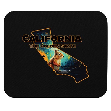 Discover California Wildlife - squirrel Mouse Pads