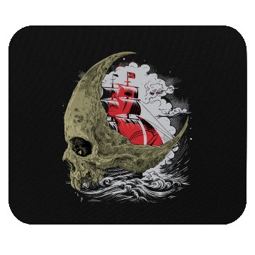 Discover Surreal Sailing Adventure Mouse Pads