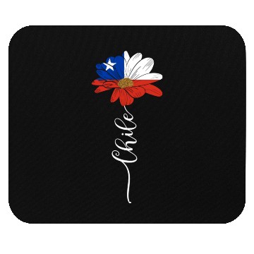 Discover Vintage Chile Sunflower Flag Chile Lover Mouse Pads