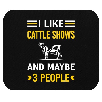 Discover 3 People Cattle Show Mouse Pads