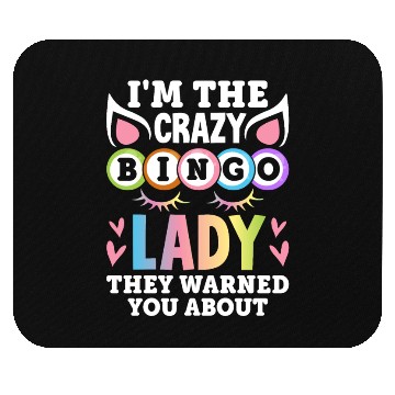 Discover Bingo Card Game Mouse Pads