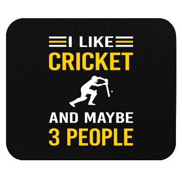 Discover 3 People Cricket Mouse Pads