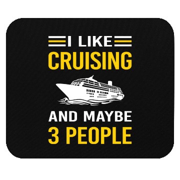 Discover 3 People Cruising Cruise Mouse Pads