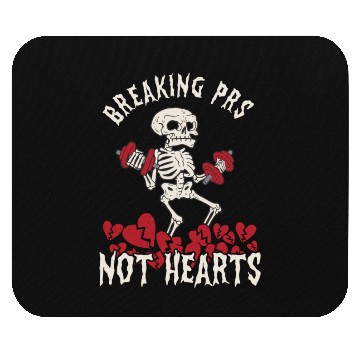 Discover Anti Valentine´s Day Broken Heart Powerlifting Gym Mouse Pads