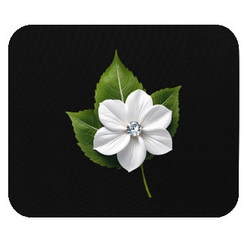 Discover Jewel-Adorned Blossom Mouse Pads