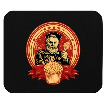 Discover Popcorn Communist Propaganda #1 Mouse Pads