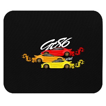 Discover car design illustration Mouse Pads