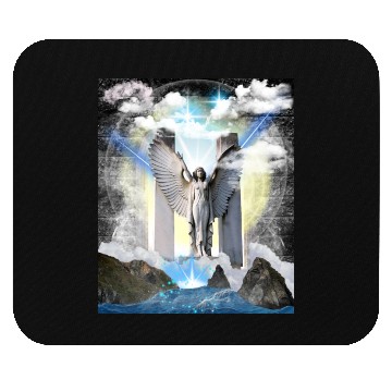 Discover Celestial Gateway - Angelic Serenity Mouse Pads