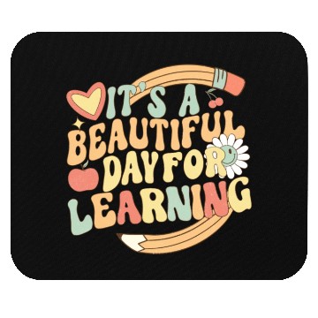 Discover Teacher Smile Face Mouse Pads