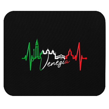 Discover Venice Skyline Italy Heartbeat Italia Love Venezia Mouse Pads