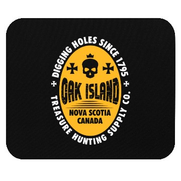 Discover Oak Island Nova Scotia Canada Digging Holes 1795 Mouse Pads