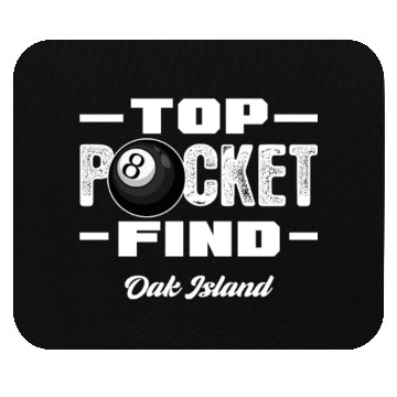 Discover Oak Island Top Pocket Find Mouse Pads
