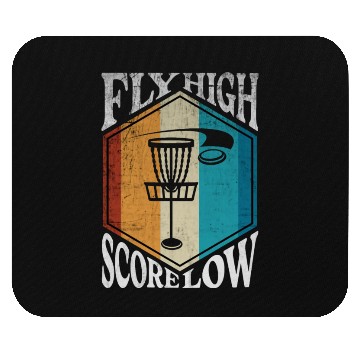 Discover Fly high score low - funny disc golf design Mouse Pads