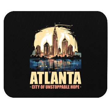 Discover Atlanta City Georgia USA America United States Mouse Pads