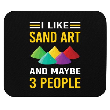Discover 3 People Sand Art Mouse Pads