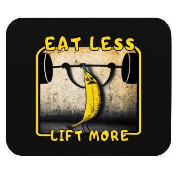 Discover Banana Weightlifting Mouse Pads