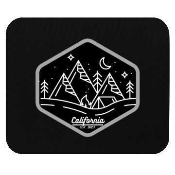 Discover Midnight California Mouse Pads