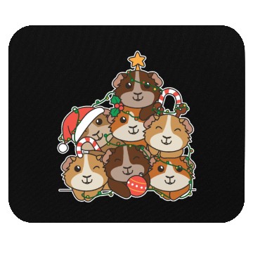 Discover Guinea Pig Christmas Tree Funny Animal Mouse Pads