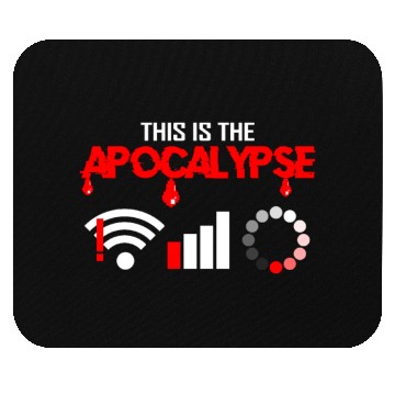Discover Programmer Apocalypse Informational Skills Gift Mouse Pads