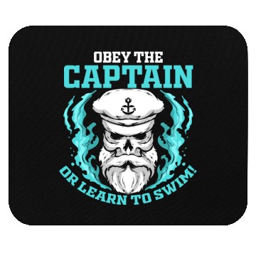 Discover Captain Gift for Sailing Sailing Boat Obey the Mouse Pads