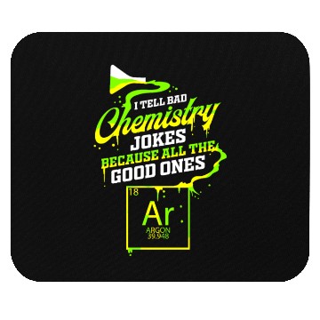 Discover Chemistry jokes chemist funny chemistry Mouse Pads