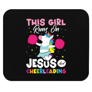 Discover Cheerleader Cheer Mouse Pads