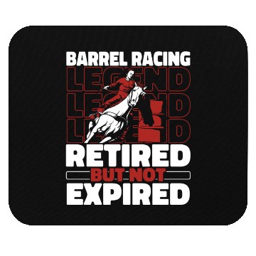 Discover Horse Barrel Racing Retired Mouse Pads