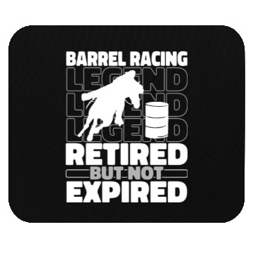 Discover Horse Barrel Racing Retiree Mouse Pads