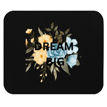 Discover ORANGE FLOWER,brown flower,dream big Mouse Pads