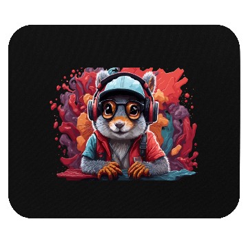 Discover squirrel animal art I cool cute squirrel Mouse Pads