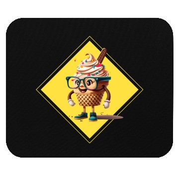 Discover ice cream design sweet and yummy Mouse Pads