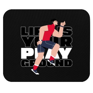 Discover Life is Your Playground Parkour Mouse Pads
