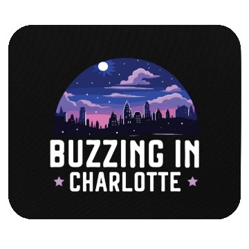 Discover Charlotte North Carolina USA America United States Mouse Pads