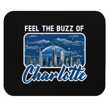 Discover Charlotte North Carolina USA America United States Mouse Pads