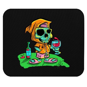 Discover Death of thirst. Thirsty skeleton. Mouse Pads