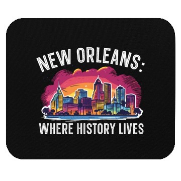 Discover New Orleans Louisiana USA America United States Mouse Pads