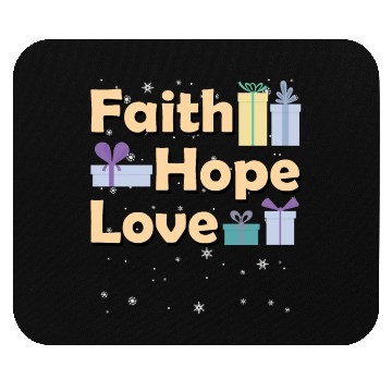 Discover Religious Family Christmas Matching Costume Faith Mouse Pads