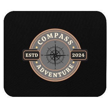 Discover compass adventure Mouse Pads