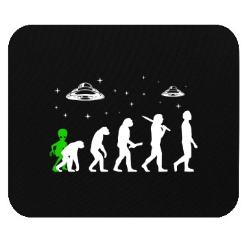 Discover Alien, Aliens, UFO, UAP, Space Unknown Flight Mouse Pads